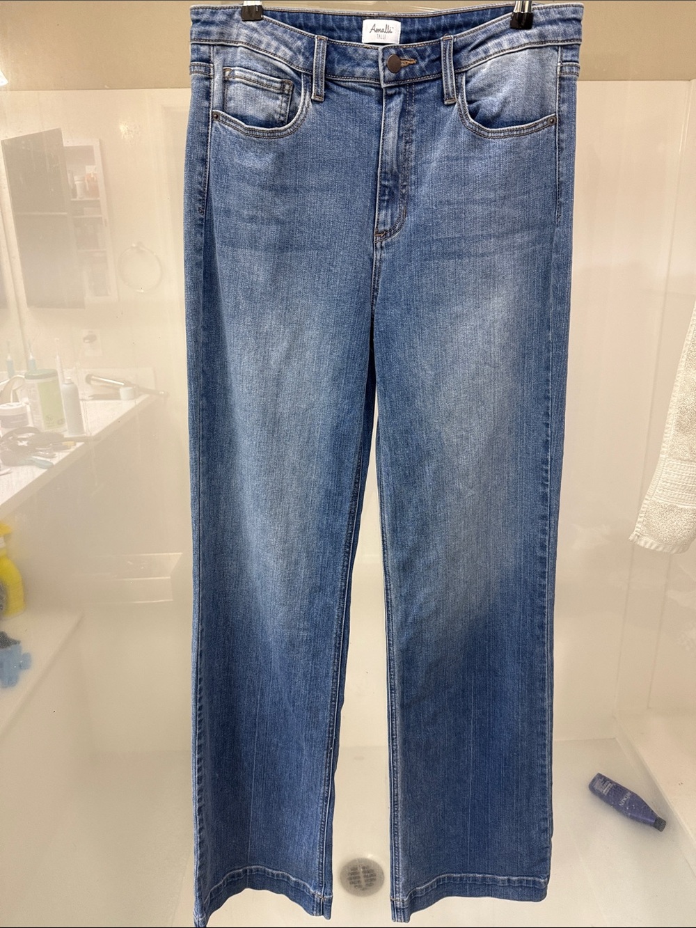 Amalli Talli Medium Wash wide Leg Jeans